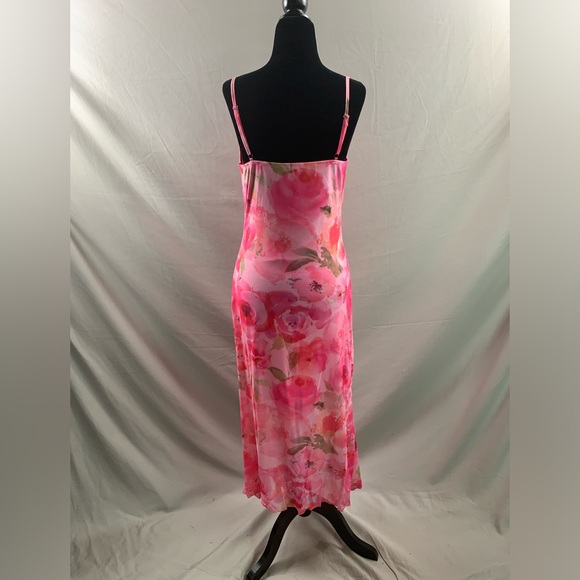 Pink Floral Print Cami Bodycon Dress - Picture 10 of 10